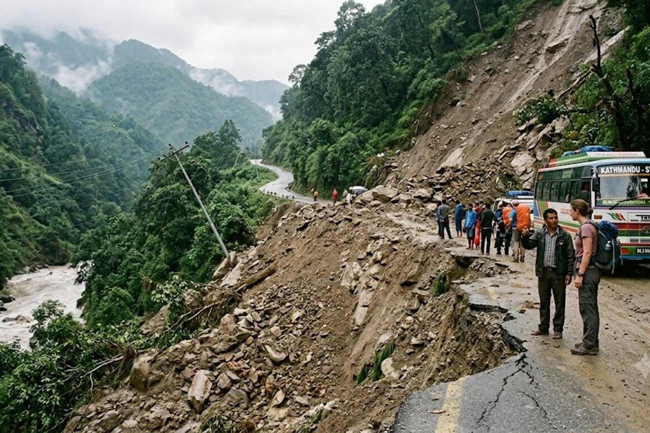 Nepal Flood Crisis Disrupts Tourism Routes as Pasang Lhamu Highway Closes and Key Roads Face Travel Restrictions