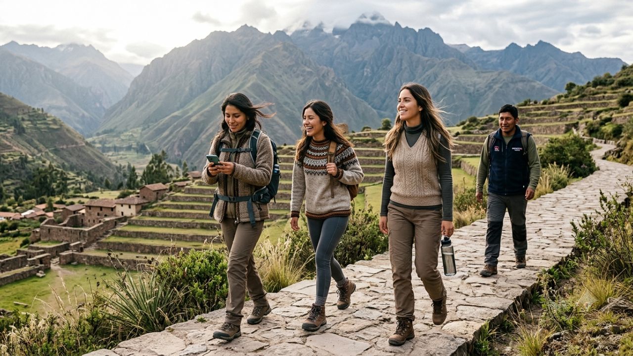 Scenic view of Machu Picchu mountain transit routes in Peru under 2026 safety advisory