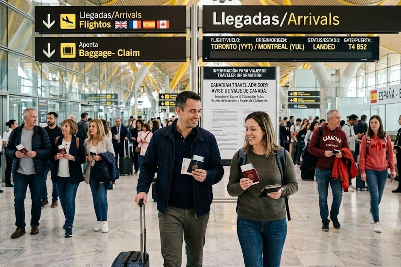 Spain Aligns With United Kingdom And More Countries As Canada Issues High Level Travel Advisory On Investment Scams And Citizenship Rules