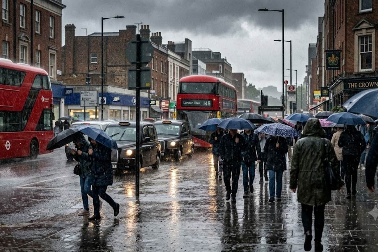 UK Travel Alert Heavy Rain Storm Set to Hit 65 Areas as Weather Maps Reveal Major Rainfall Shift Across Britain