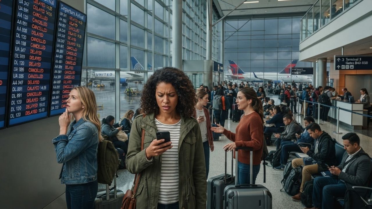 US Flight Disruption Alert: Over 6,750 Delays and 283 Cancellations Snarl Chicago, New York, and Florida Hubs