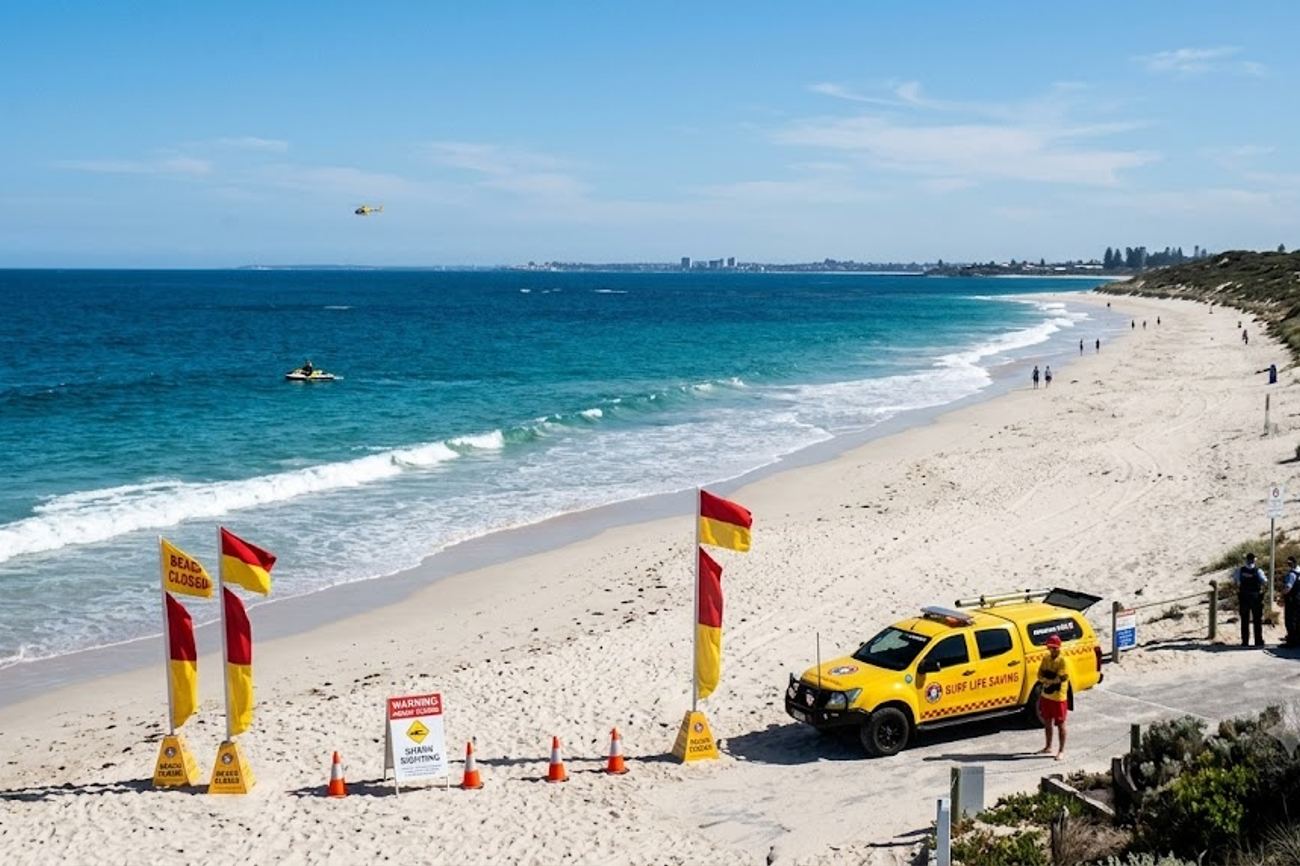 Western Australia Faces New Beach Safety Crisis After Fatal Shark Attack Shuts Perth Coastline