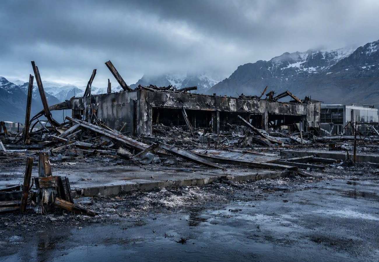 Emergency response at the Glacier Creek Cruise Terminal in Whittier Alaska