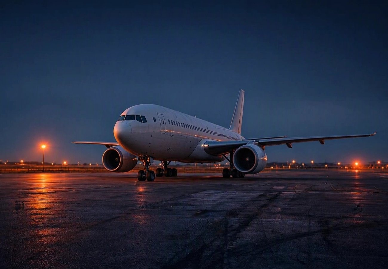 Air India aircraft on the tarmac during flight suspensions