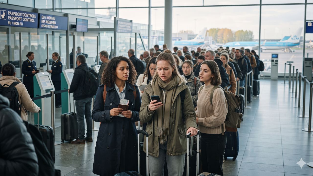 Schiphol and Frankfurt Confront 5-Hour Border Queues as EU Entry/Exit System Strains Schengen Hubs