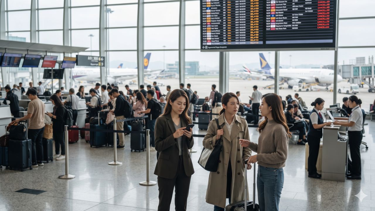 Asia Aviation Gridlock: 514 Flight Cancellations and 2,932 Delays Strike Riyadh, Incheon, Tokyo, and Istanbul