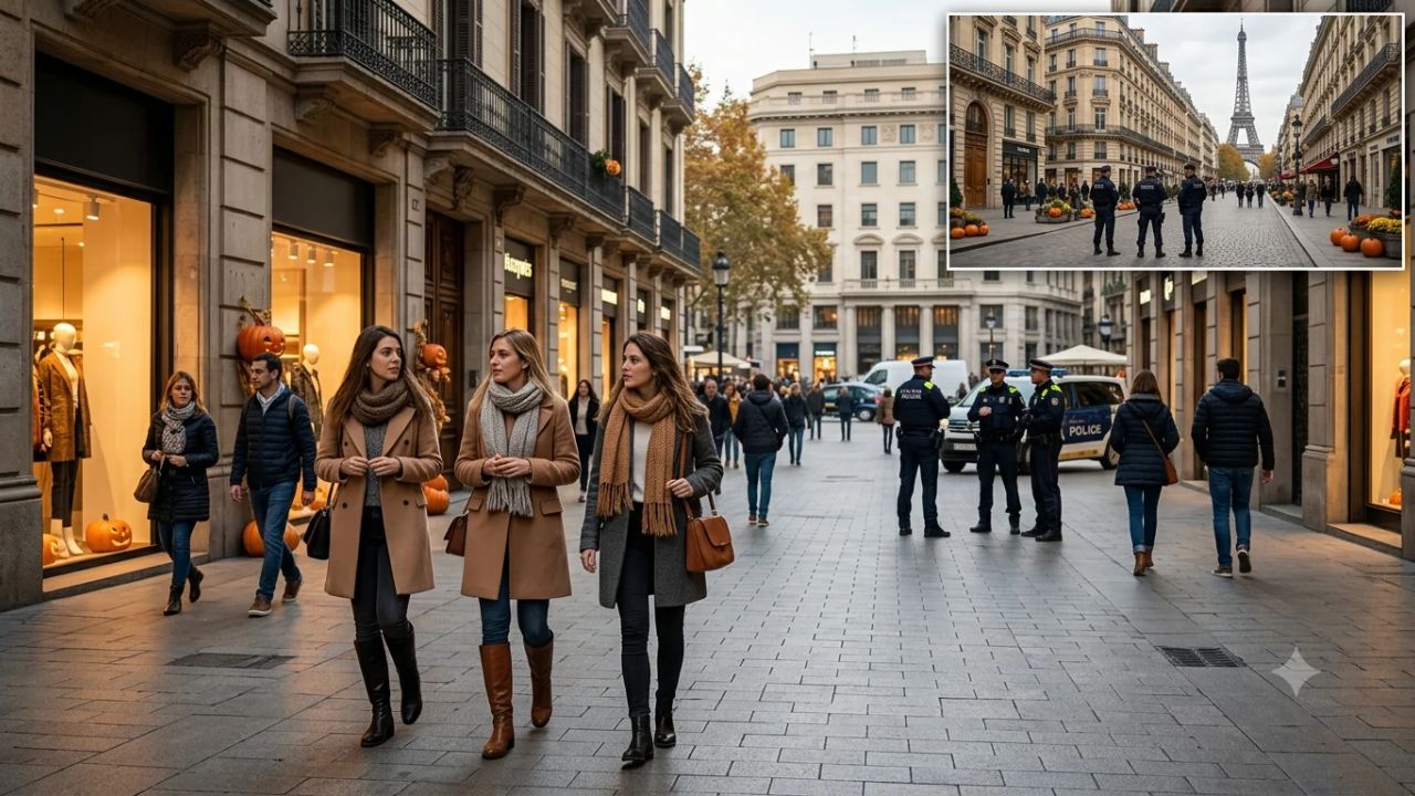 Barcelona and Paris Heighten Halloween 2026 Security Amid Youth Protests and Riots as Authorities Clarify Tourist Hotspots Remain Open