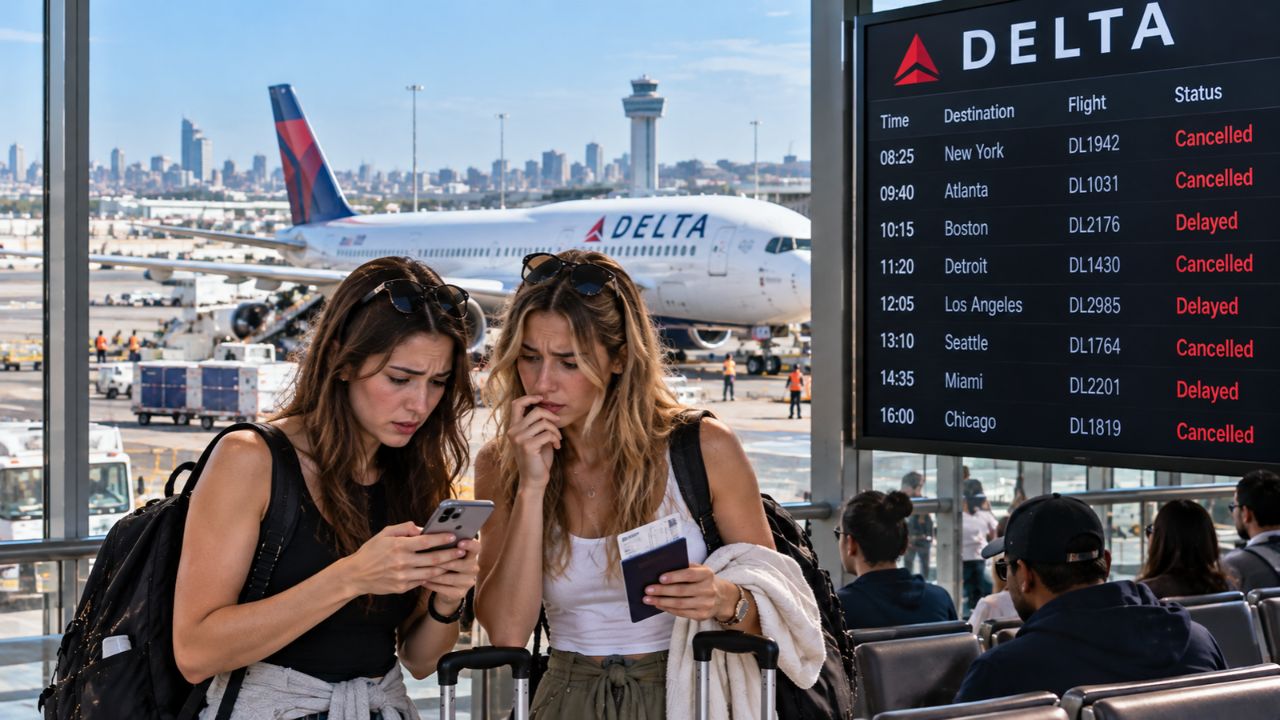 Delta Air Lines Issues Widespread Flight Cancellation Warning: What US Travelers Must Know Across Major Hubs