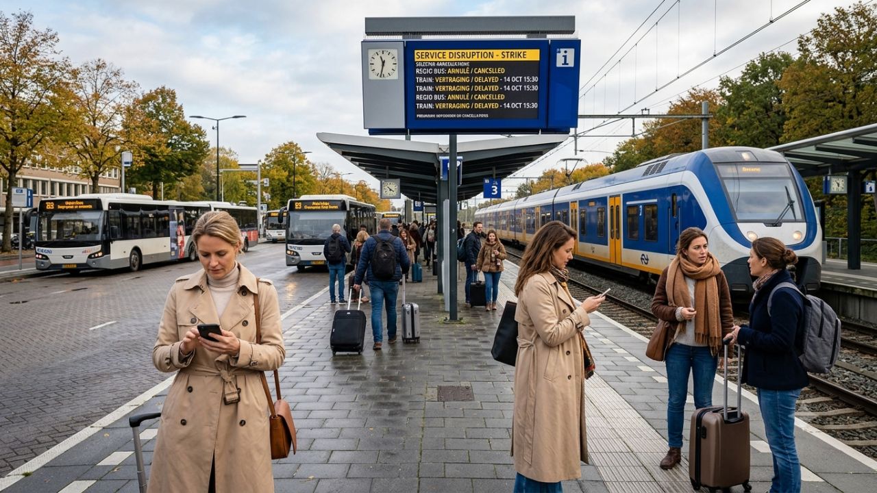 Public Transport Workers Launch Staggered Strikes Across the Netherlands, Belgium, and France Affecting Regional Rail and Bus Services in October 2026