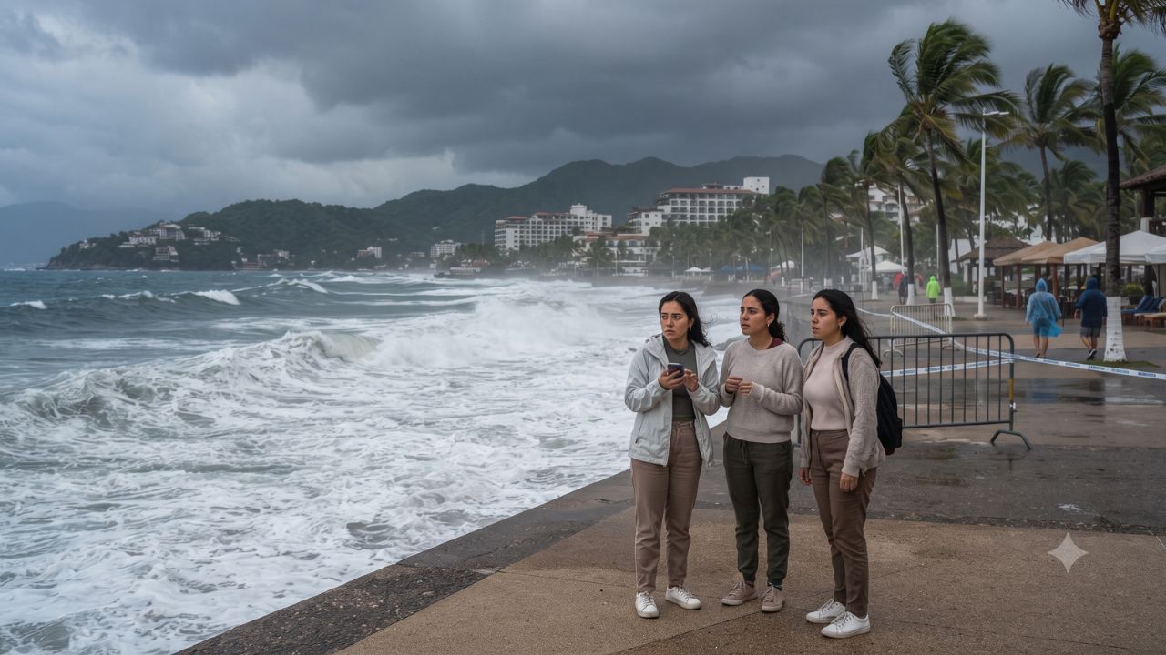 Mexico Pacific Coast Faces Compounded Cyclone Threats: Hurricane Simon Residuals and Tropical Storm Trudy Menace Resorts