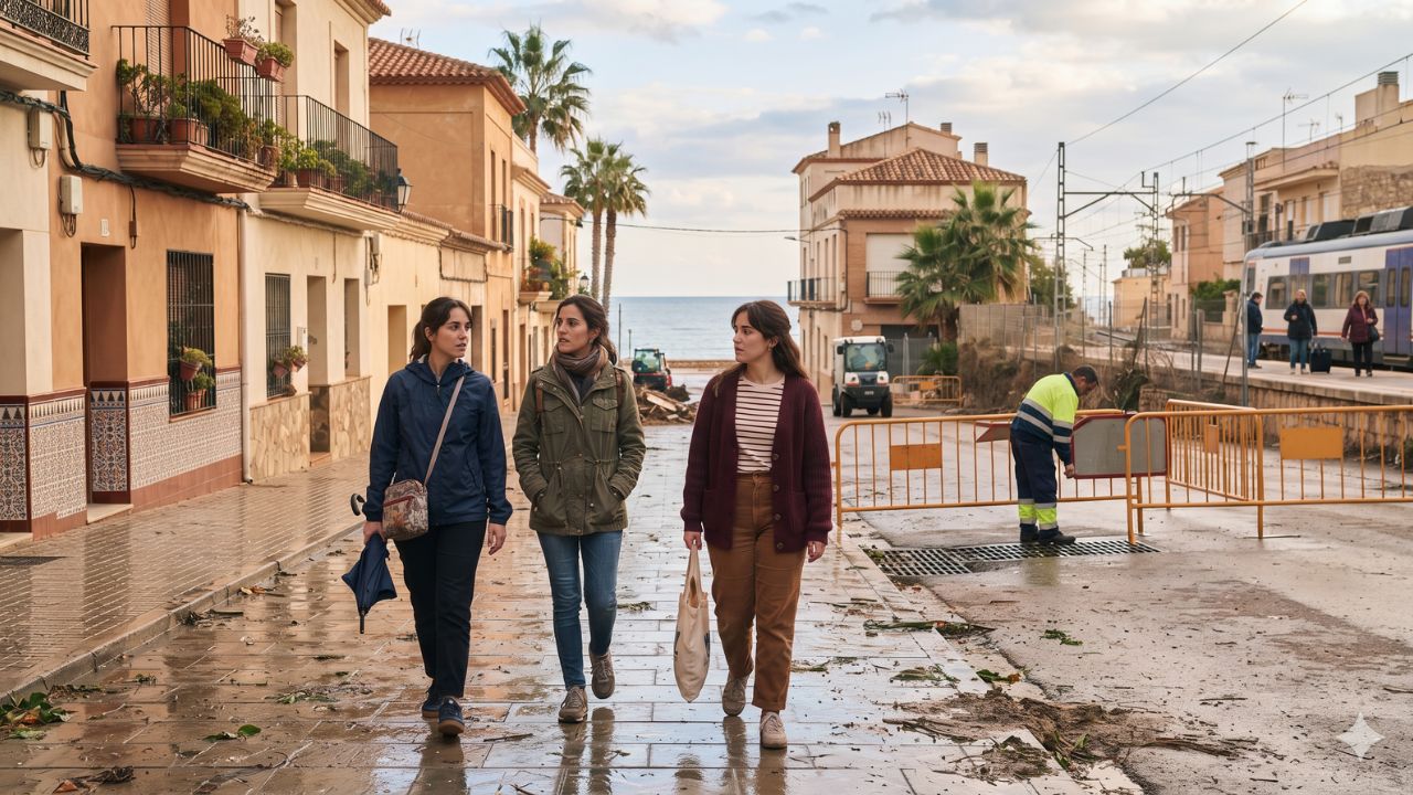 Valencia and Alicante Lift Flood Curfews as Storm Adam Toll Reaches Four: 22 Roads Severed and Rail Delays
