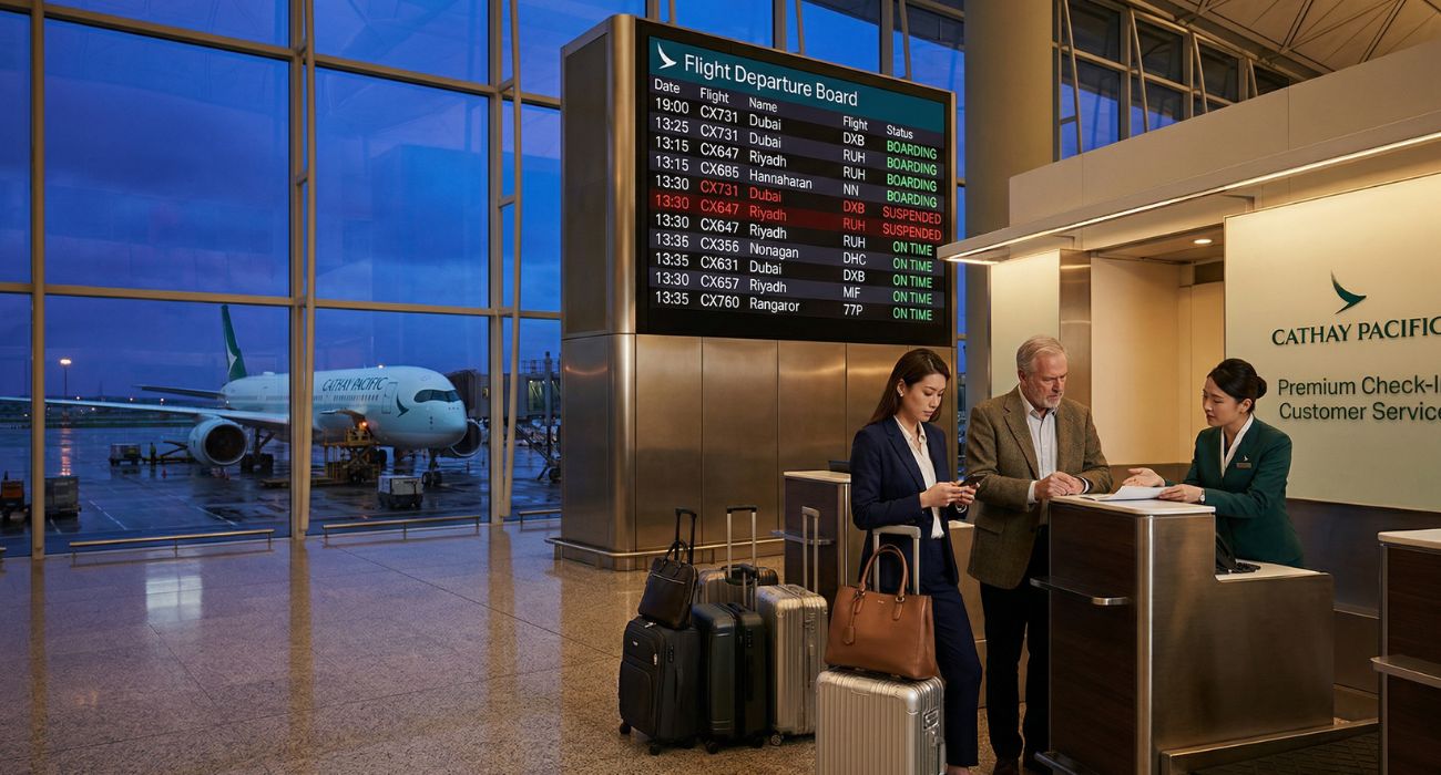 Dubai Riyadh Cathay Slashes Flights Through May 2026 Amid Geopolitical Crisis