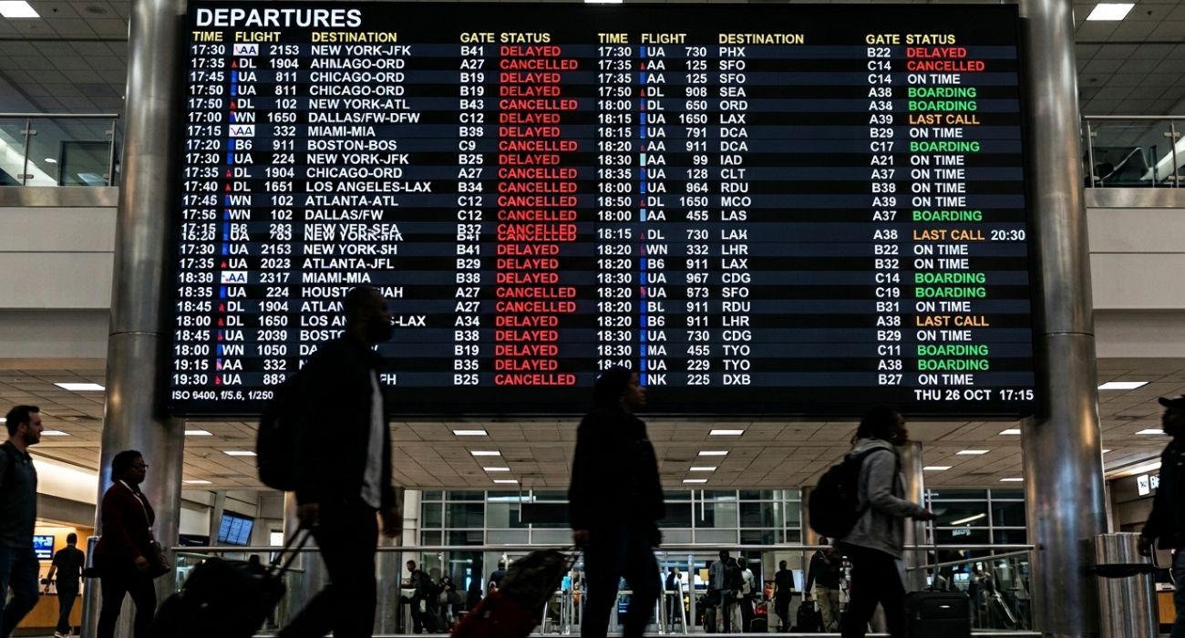 Massive US Travel Disruption as Atlanta, Chicago, Dallas, Las Vegas, Los Angeles, New York, Orlando and More See 4,313 Flight Delays and 338 Cancellations Impacting American, Southwest, Delta, United, SkyWest and Other Airlines