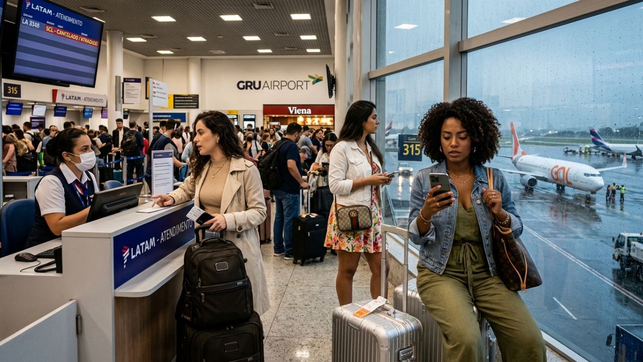 LATAM, GOL, and Azul Ground Flights Triggering Widespread Brazil Flight Cancellations and Delays Across São Paulo, Rio de Janeiro, Campinas, and Belo Horizonte: New Travel Alert