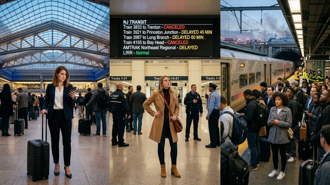 NJ TRANSIT Suspends Rail Service to New York Penn Station Due to a Trackside Brush Fire Near the Hudson River Tunnel, Warning Commuters and Tourists of a Massive NJ TRANSIT Rail Disruption: New Travel Alert