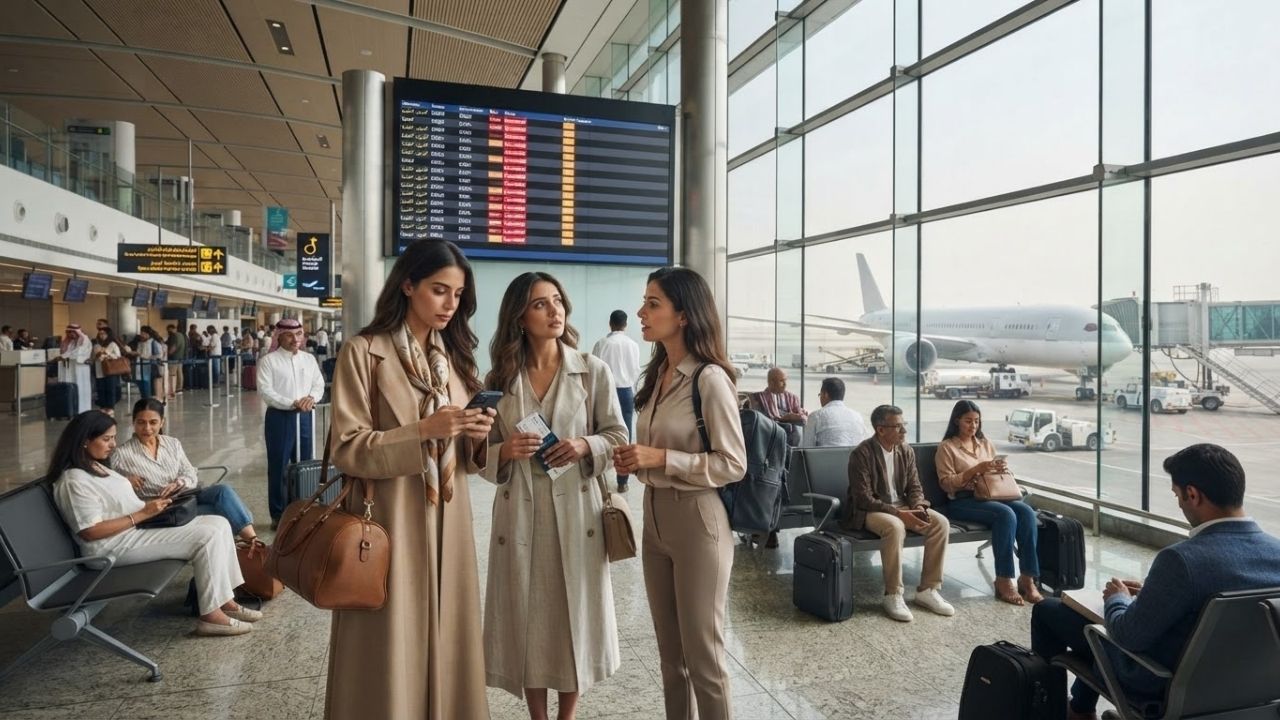 Gulf Airports Hit by 752 Delays and 18 Cancellations Led by Dubai International