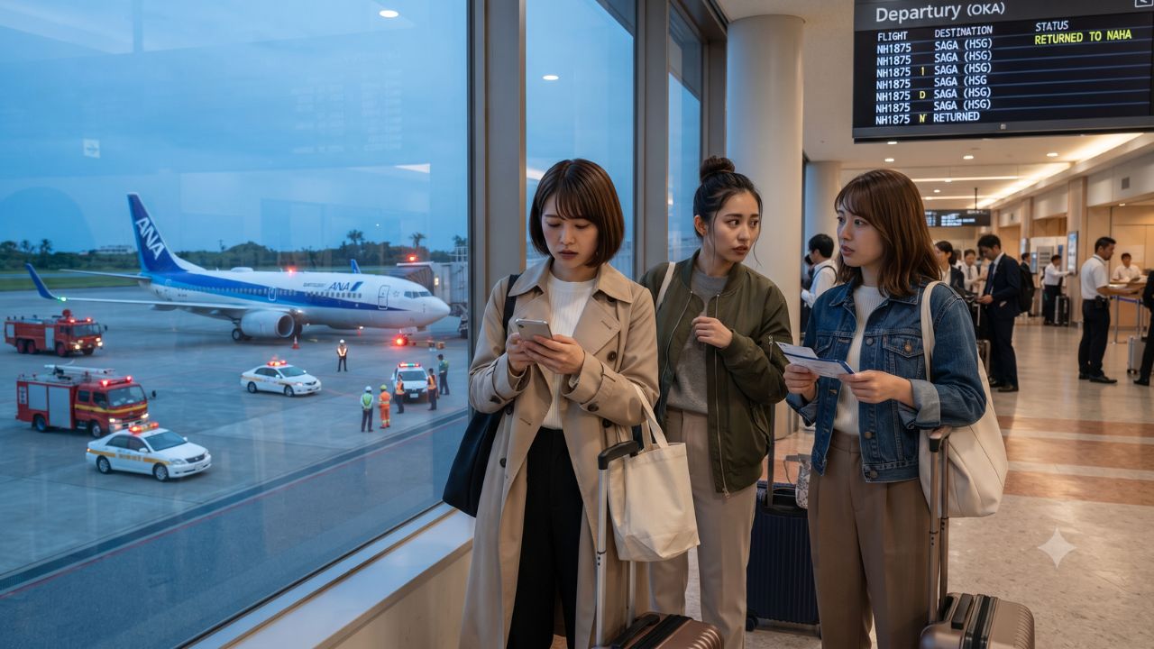 Japan Aviation Alert: ANA Okinawa to Saga Flight Returns to Naha as Travelers Reorganize Kyushu Transit in 2026