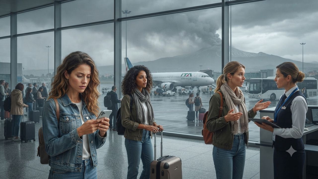 Mount Etna Volcanic Ash Forces 91 Flight Cancellations at Catania Airport: Latest Travel Alert & Passenger Rights Guide