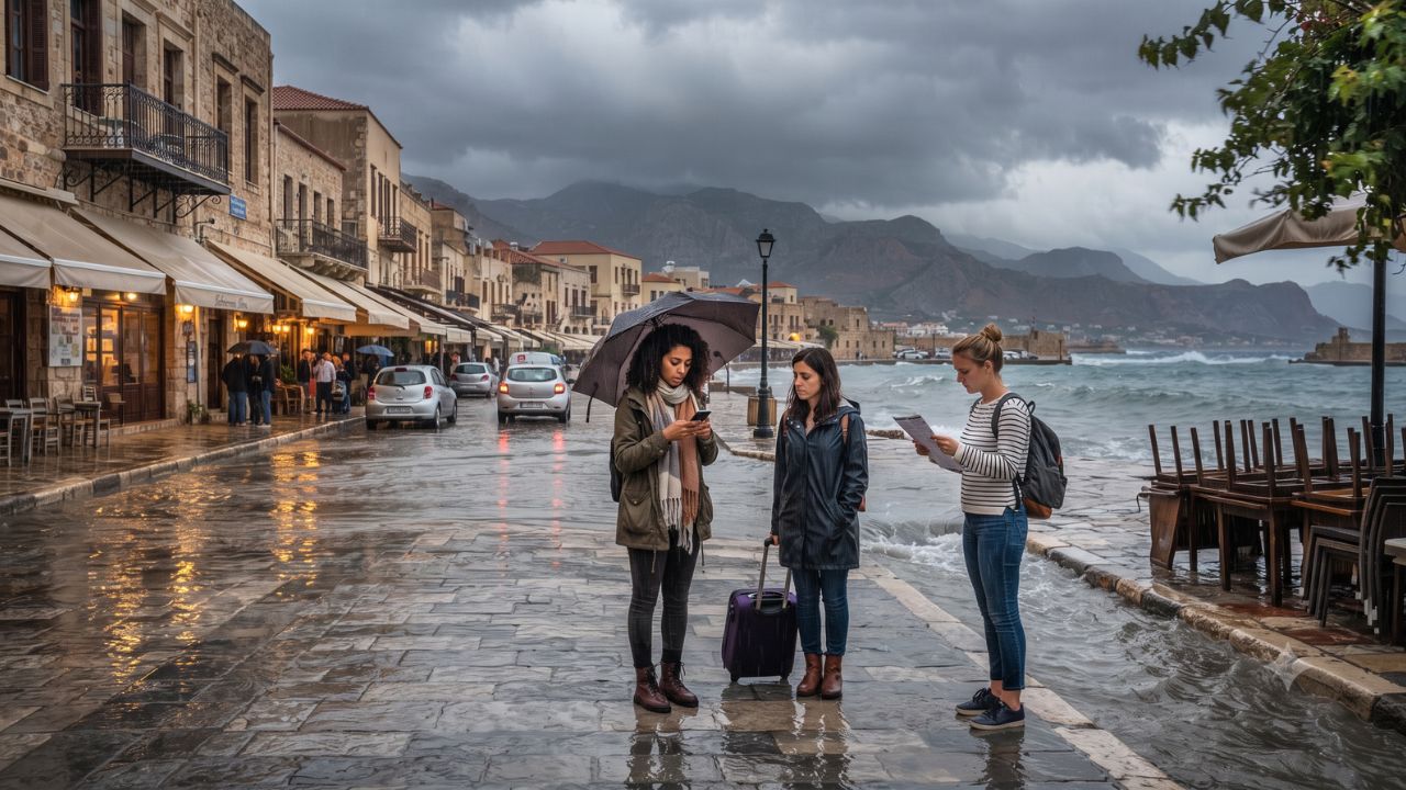Mediterranean Autumn Storms: Crete Floods Under 440mm Deluge as Alerts Hit Cyprus and Southern France