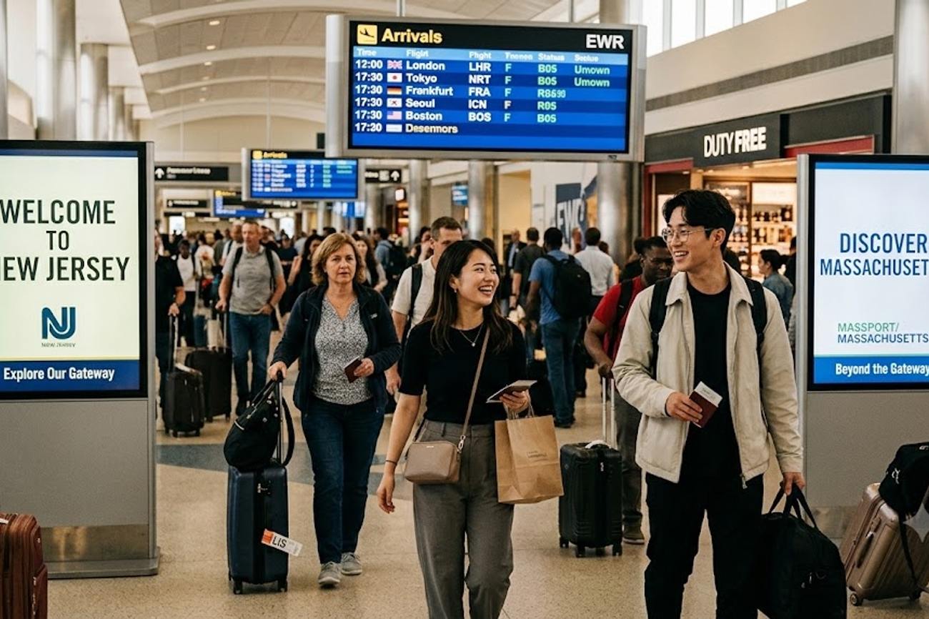 Beyond the Gateways: Massachusetts and New Jersey Compete for International Tourism Growth