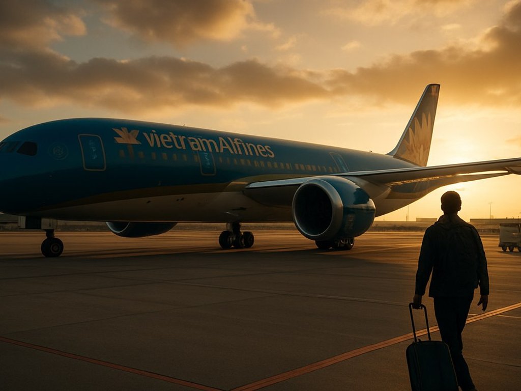 Full-service Vietnam Airlines direct flights from Amsterdam to Hanoi, Vietnam for €671