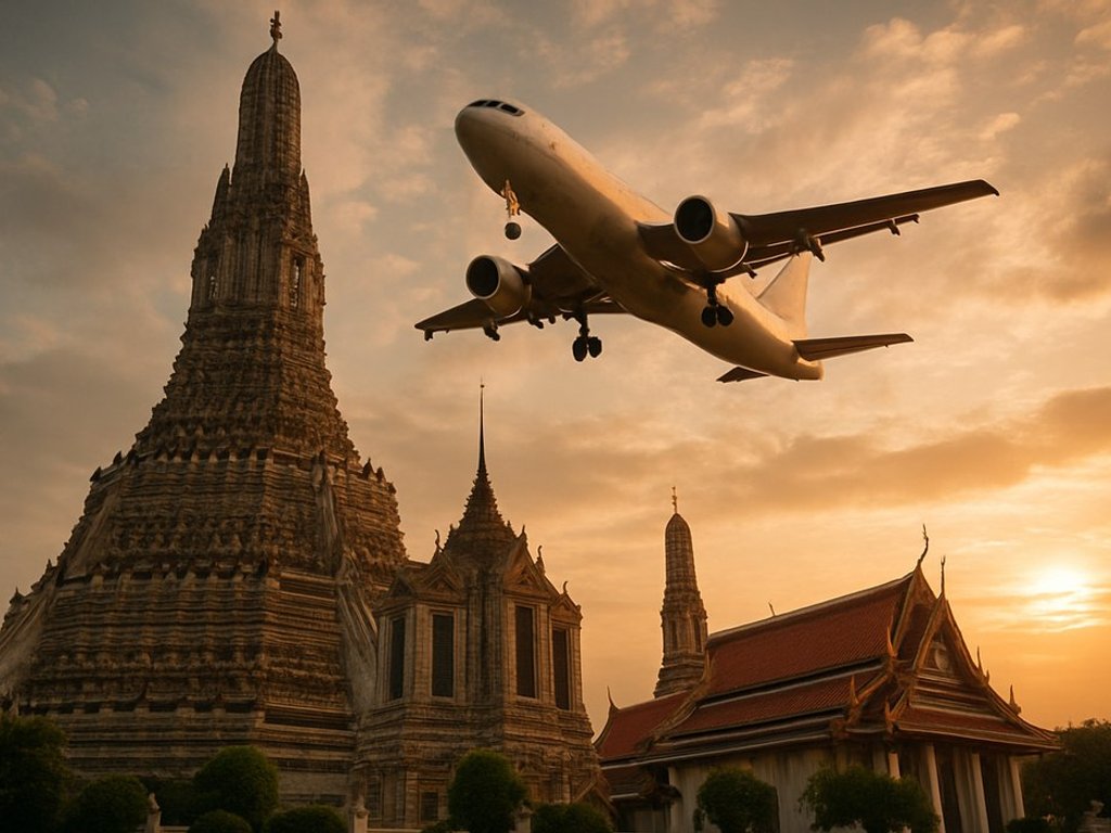 PRICE DROP 💥 Cheap full-service flights from Amsterdam to Bangkok, Thailand for €495