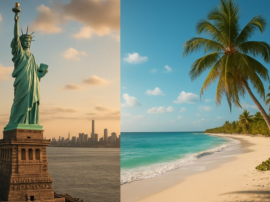 Time to plan holiday in exotic Bahamas! 🌴 2 in 1 trip to New York and Nassau from Berlin 🏖️ from €610