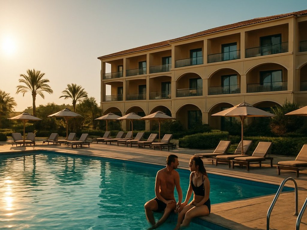 All Inclusive stay at 4* Sun Palace Resort & Spa on the Greek island of Kos 💙 for €105/double