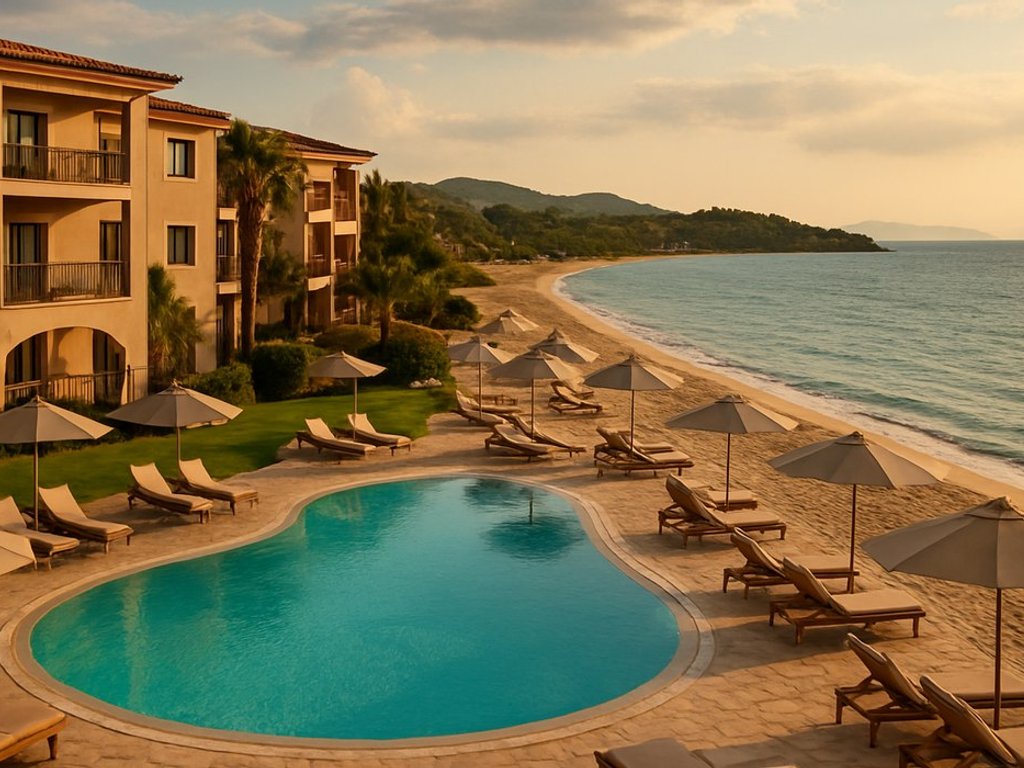 All Inclusive stay at beachfront 4* resort on the Halkidiki Peninsula, Greece 💙 🇬🇷 for €108/double