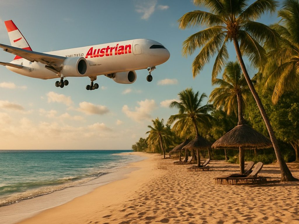 Austrian Airlines flights from Germany, Hungary, Slovakia, Serbia, Albania and Romania to exotic Mauritius 🏝️⛱️  from €546