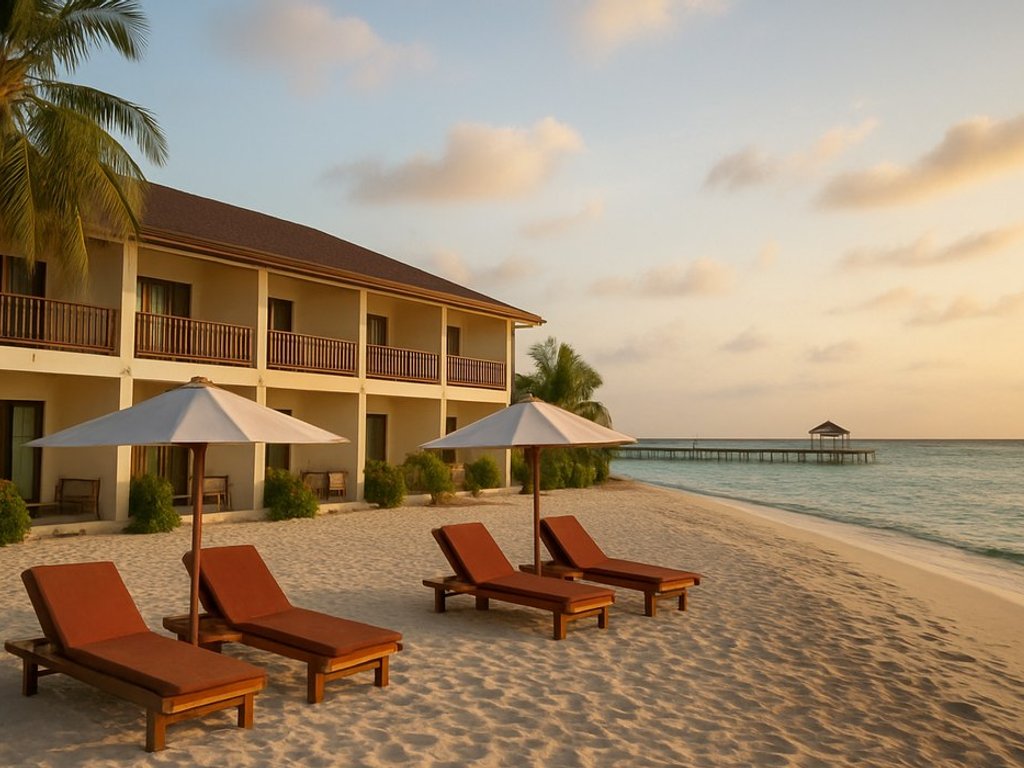 B&B stay at beachfront 4* hotel on Maafushi, Maldives 🏝️ for €47/double