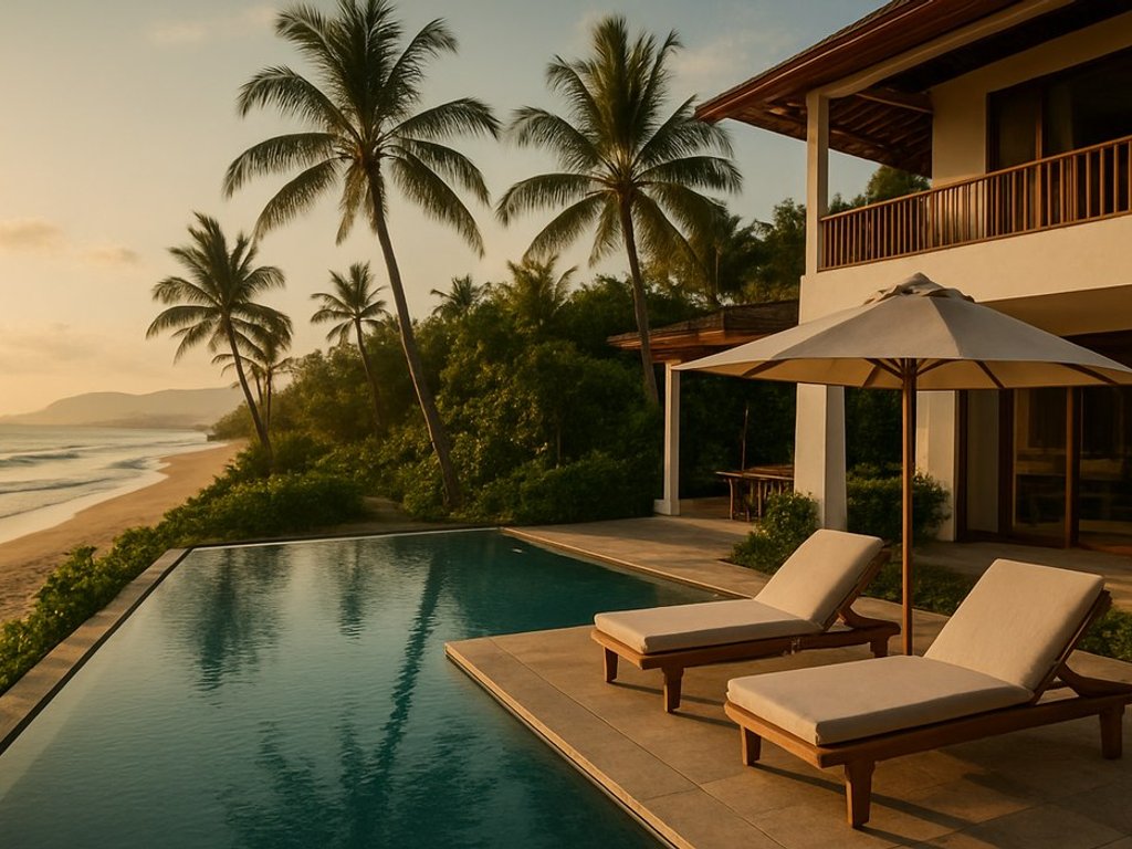B&B stay at beachfront 5* Sundancer Residences & Villas Lombok on the Indonesian island of Lombok 🏝️ for €67/double