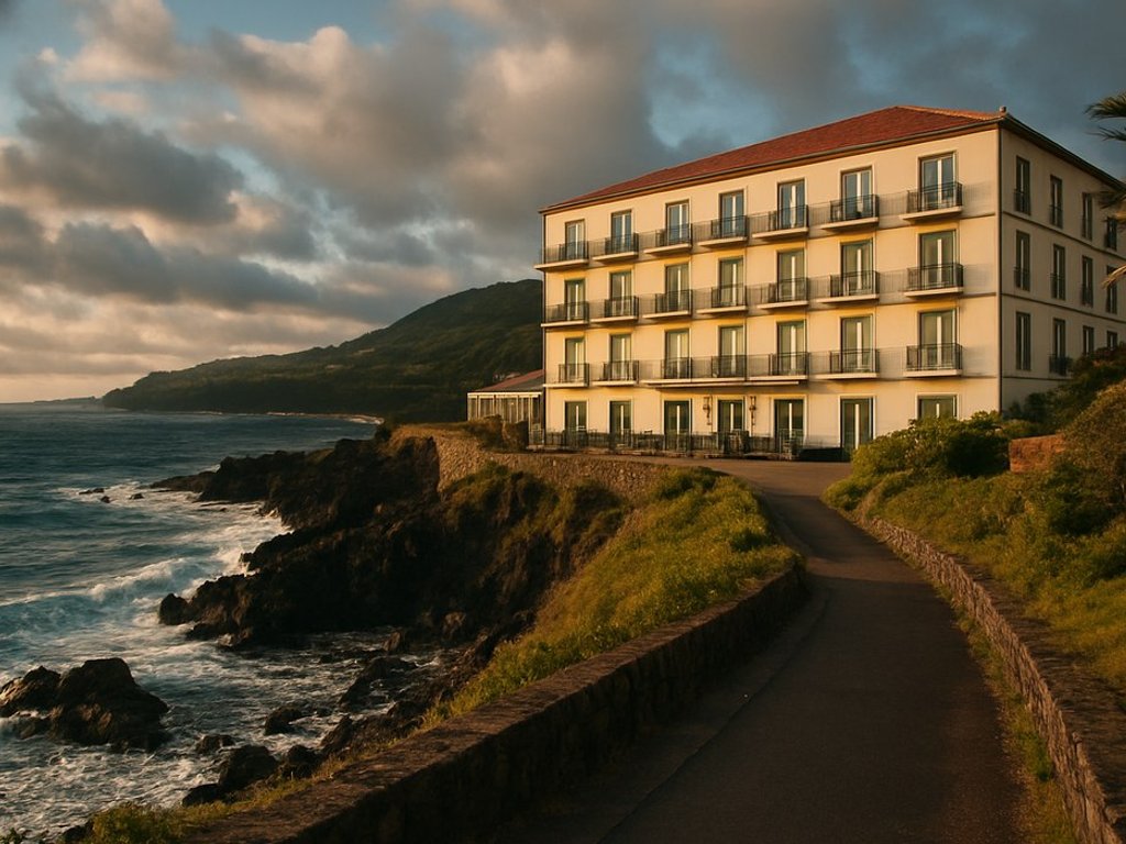 B&B stay at seafront 4* hotel on the island of Faial, Azores for €53/double