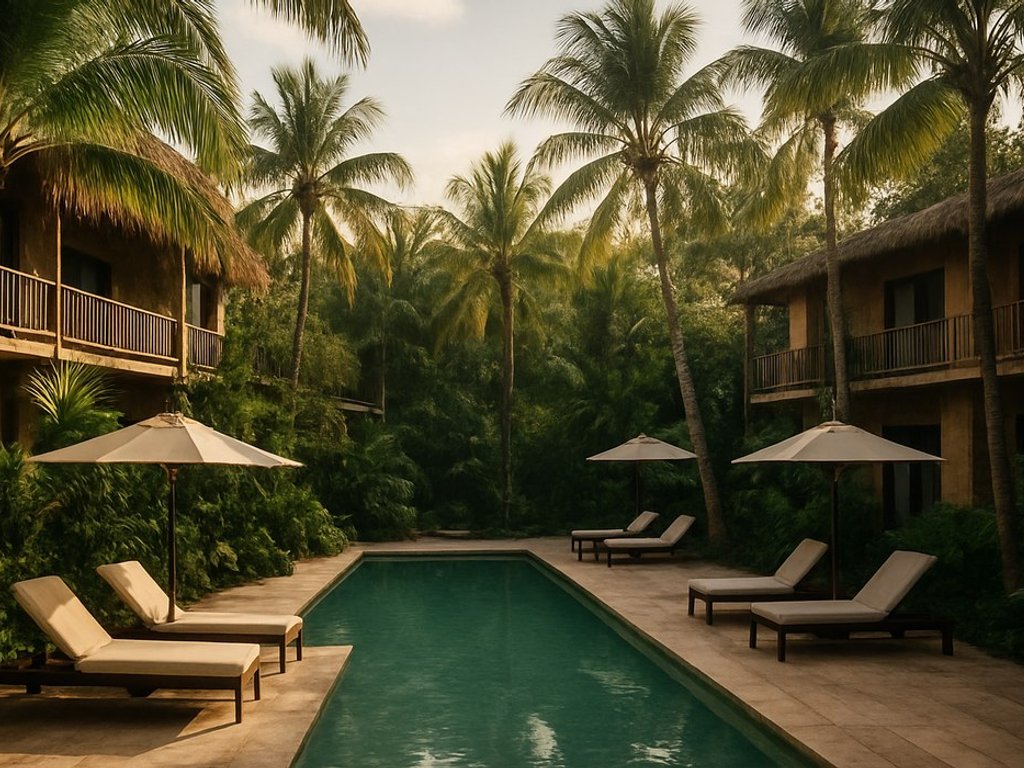 ✨ Chic jungle-style hotel in Tulum, Mexico from only €32/double — breakfast included 🌴