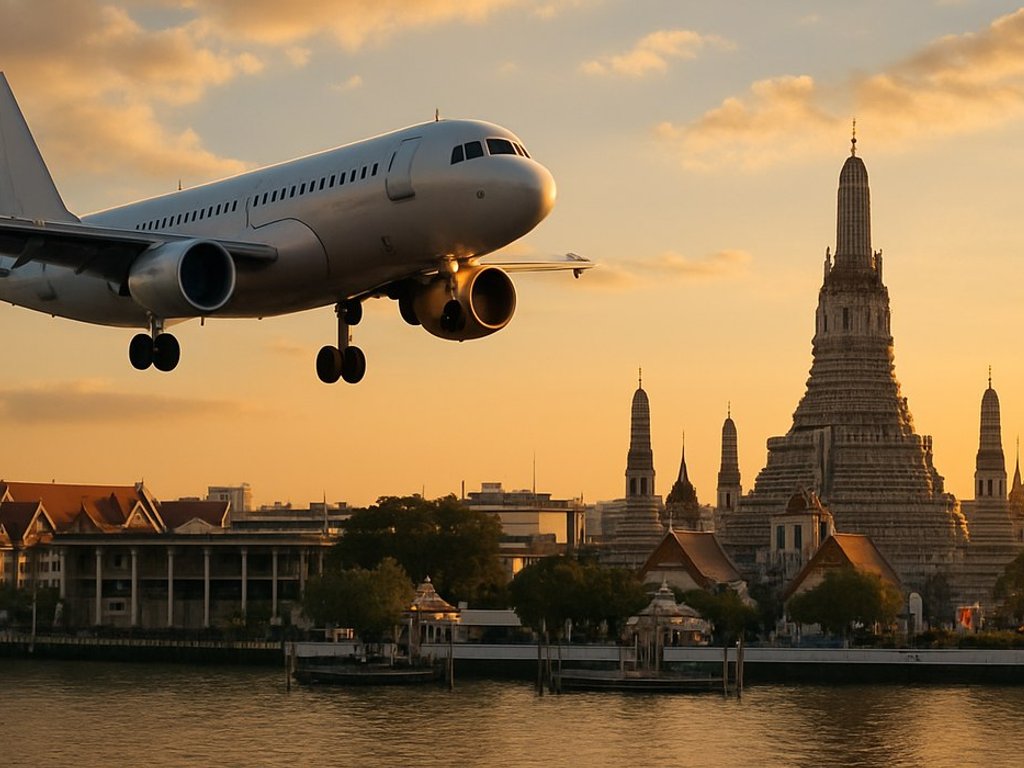 Full-service flights from many European cities to Bangkok, Thailand from €383