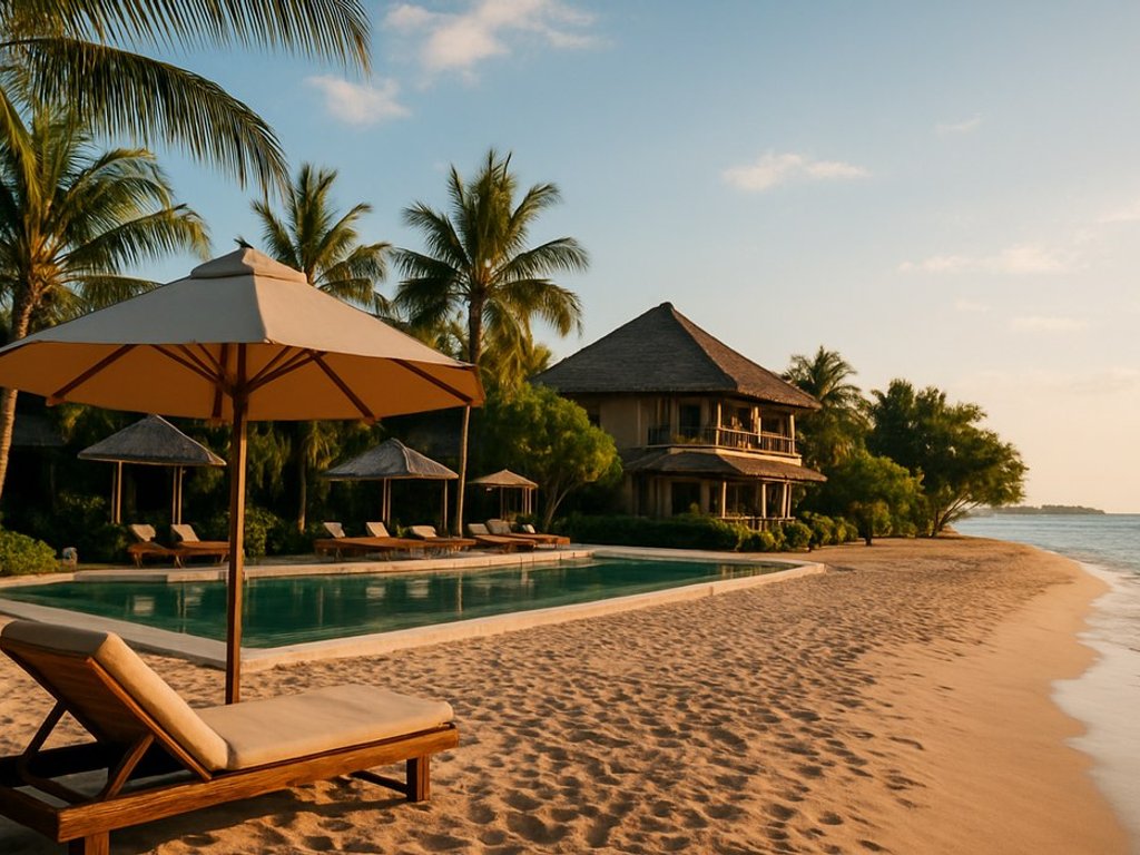 HIGH SEASON ☀️ 🌴 B&B stay at beachfront 4* resort on the Indonesian island of Gili Meno for €47/double