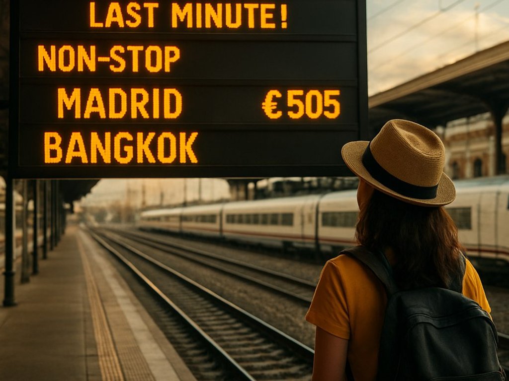 Last minute! 🔥 Non-stop flights from Madrid to Bangkok for €505
