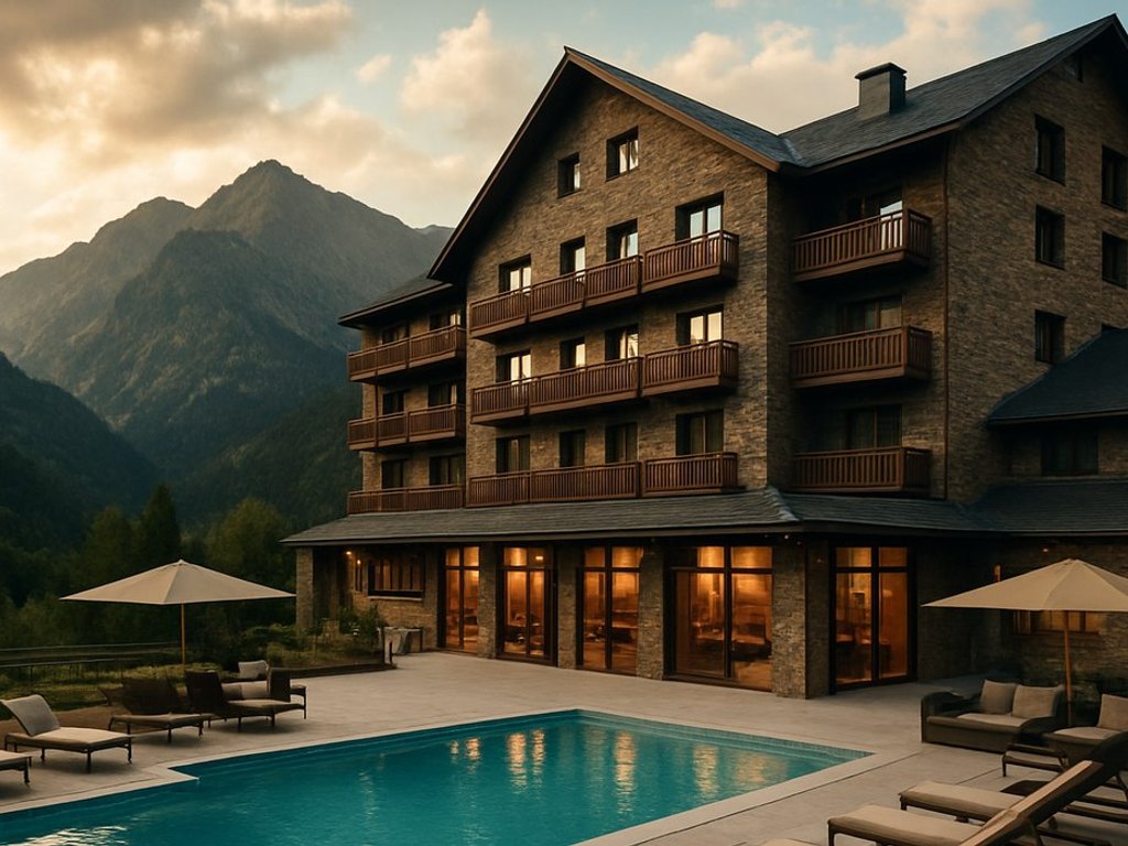 Well-rated 4* Roc Blanc Hotel & Spa in the Andorran Pyrenees ⛰️ for €57/double