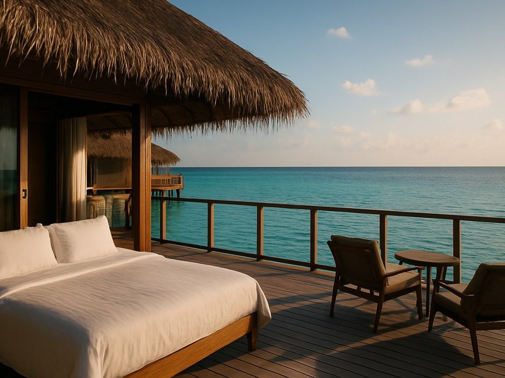 B&B stay at sea view 4* Ari Grand Hotel & Spa on Dhangethi, Maldives π π for β¬66/double