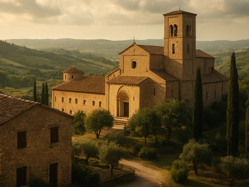 B&B stay at top-rated medieval monastery in the Tuscany countryside for €73/double