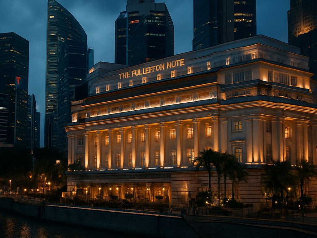 Celebrity status! Iconic 5* The Fullerton Hotel in Singapore from €227/double