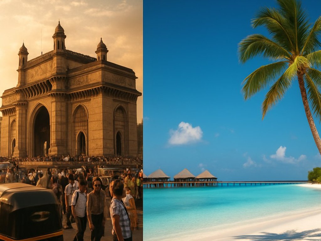 🇮🇳 + 🇲🇻 Exotic 2-in-1 journey from Vienna: vibrant Mumbai & tropical Maldives for just €598 🌴