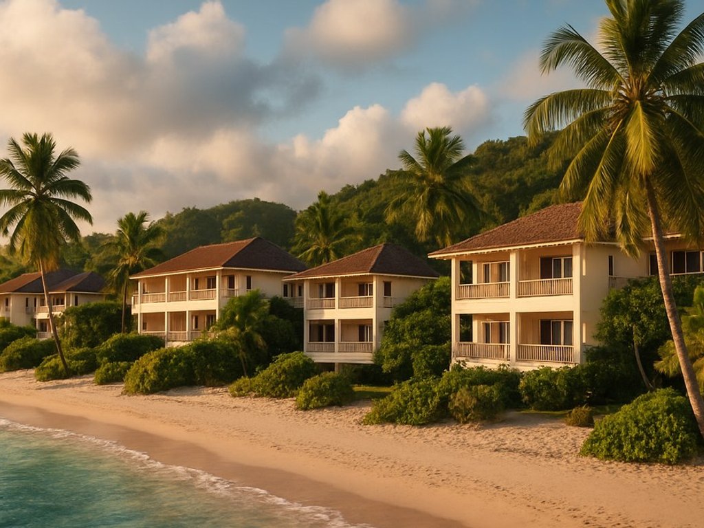 Fantastic La Desirade beachfront apartments in the Seychelles from €140/double