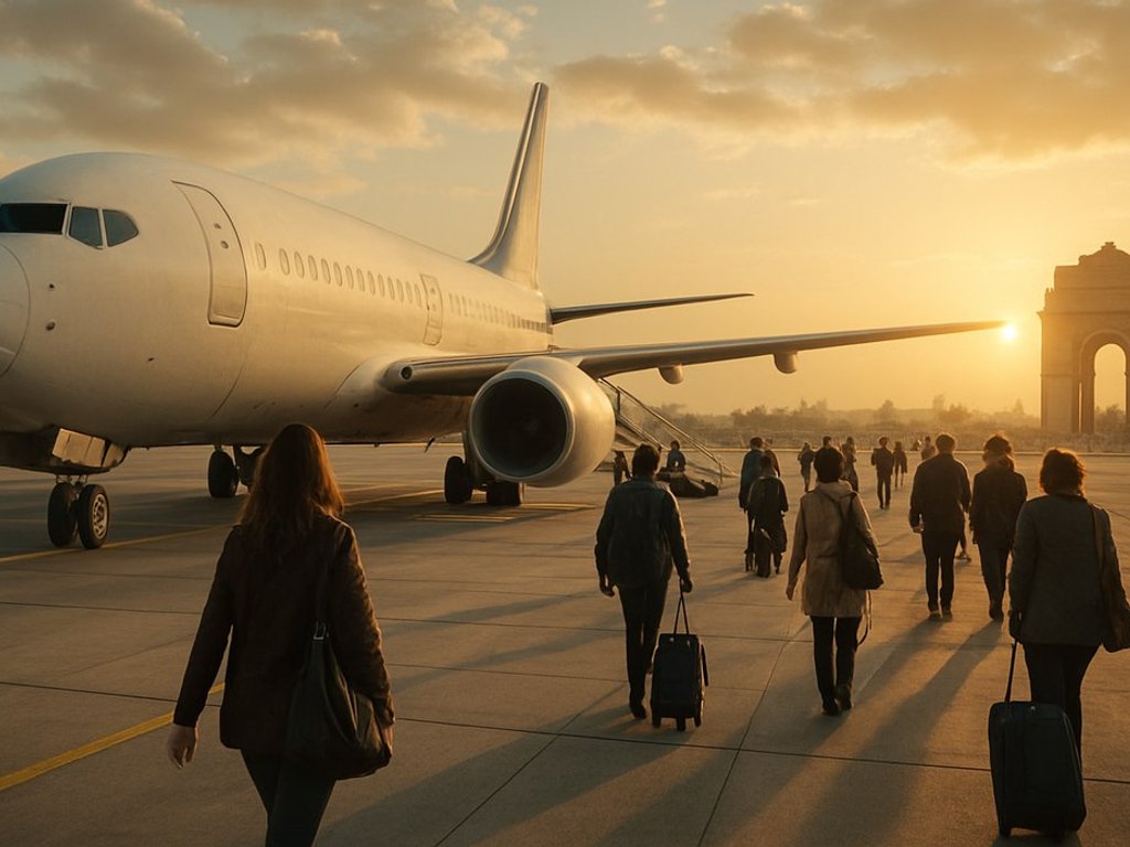 Full-service direct flights from several European cities to New Delhi, India from €473