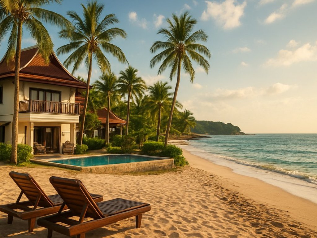 HIGH SEASON 2027 ☀️ B&B stay at  beachfront 4* Aochalong Villa Resort & Spa in Phuket for €40/double