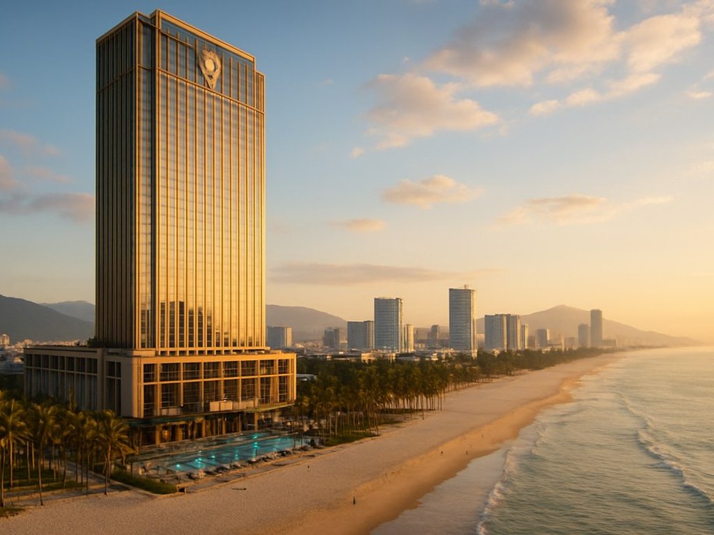 HIGH SEASON 😎  5* Wyndham Danang Golden Bay in Da Nang, Vietnam for €31/double