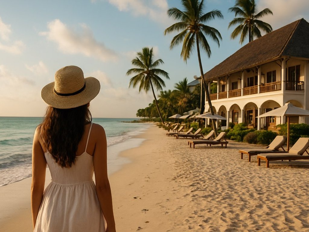 HIGH SEASON ☀️ B&B stay at top-rated and beachfront 4* hotel in Zanzibar for €51/double