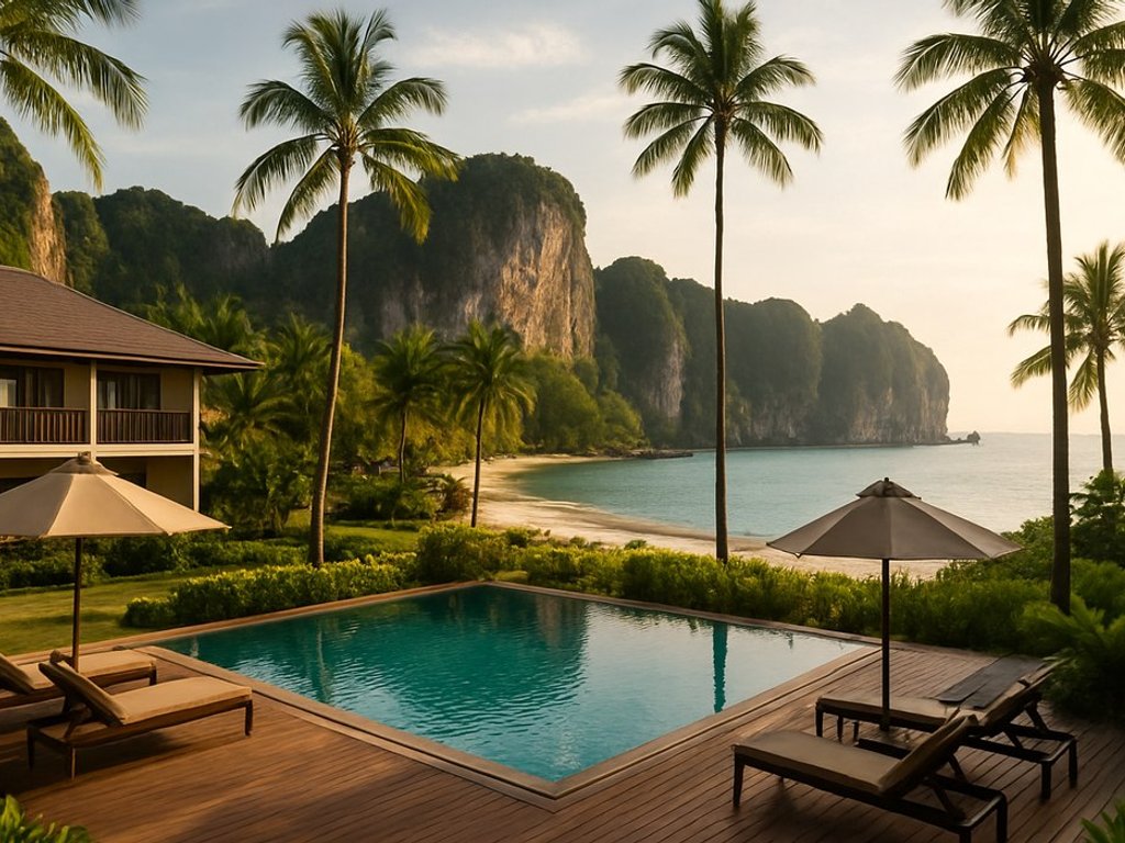 HIGH SEASON 🌴 🥥 B&B stay at welltop-rated 4* hotel in Krabi, Thailand for €53/double