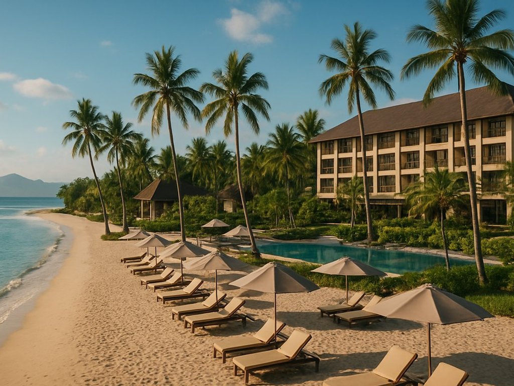 HIGH SEASON ☀️ Beachfront 4* Novotel Lombok Resort & Villas on the Indonesian island of Lombok 🏝️ for €52/double