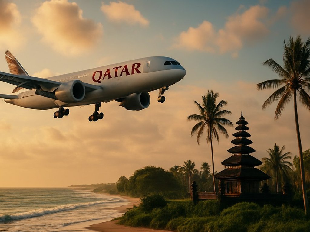 Qatar Airways flights from Amsterdam to Bali, Indonesia🌴 for €658